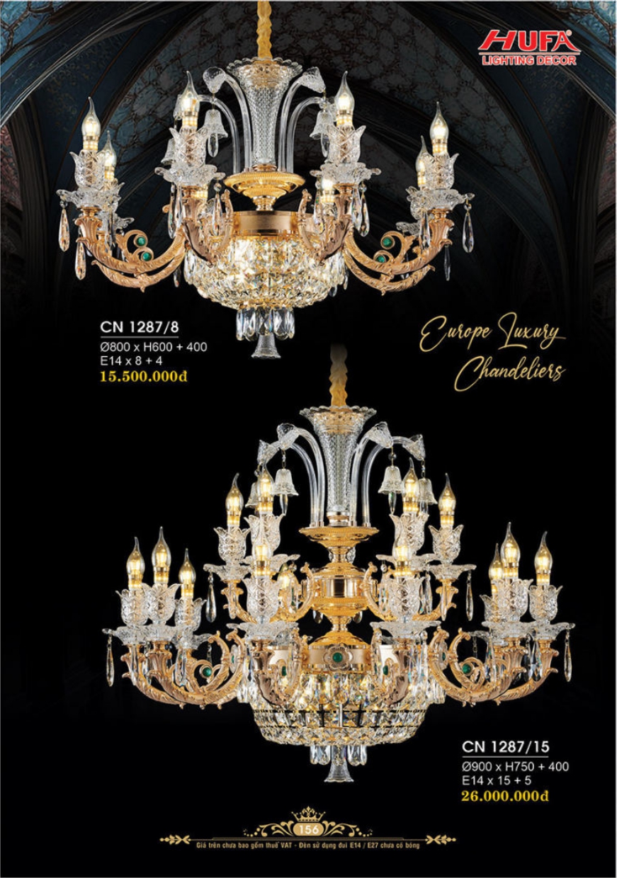 Bảng giá đèn trang trí HUFA